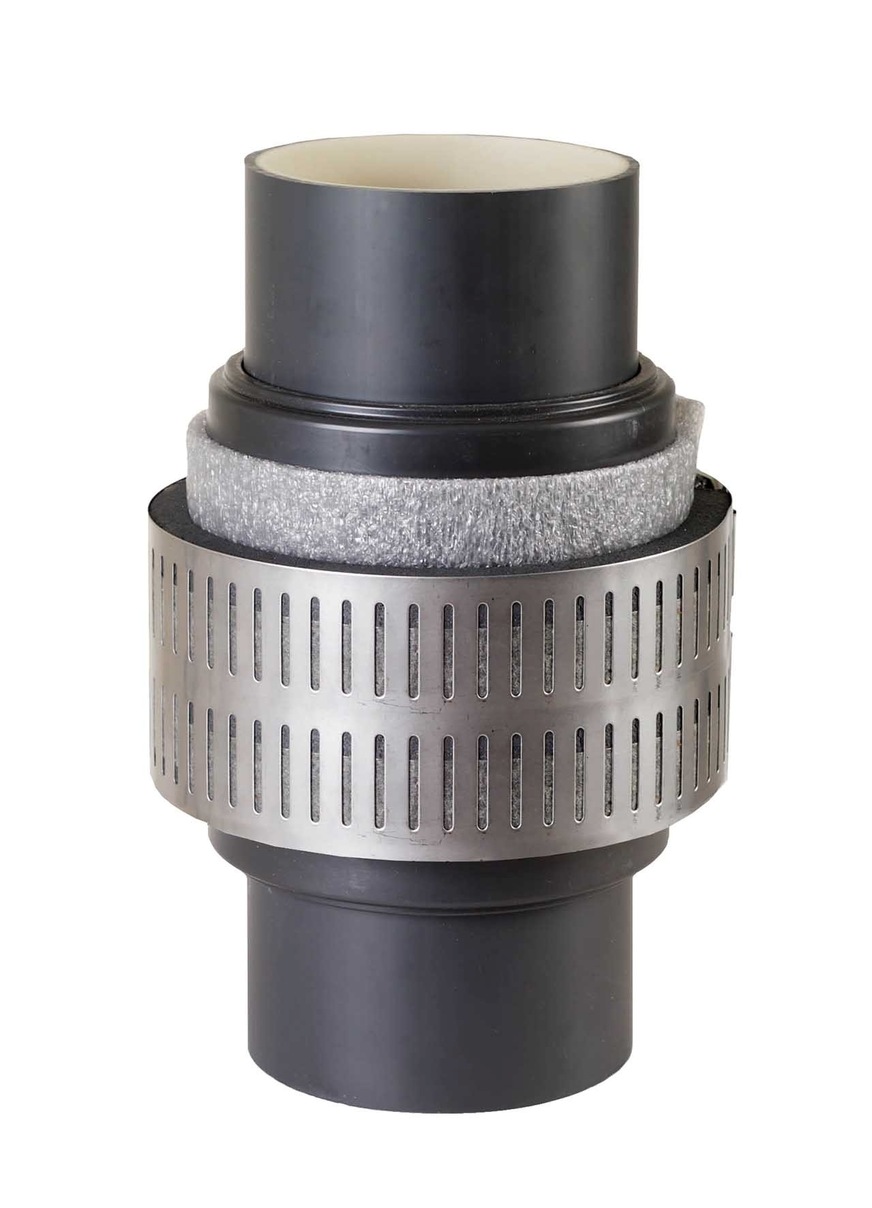 Für Wand- und Deckendurchführungen stehen mehrere Brandschutzmanschetten zur Verfügung.