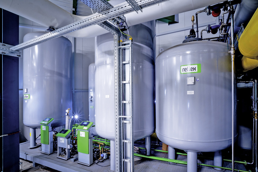 3 Eine schlüsselfertige Skidlösung von Reflex sorgt für die zuverlässige Entgasung und Druckhaltung.