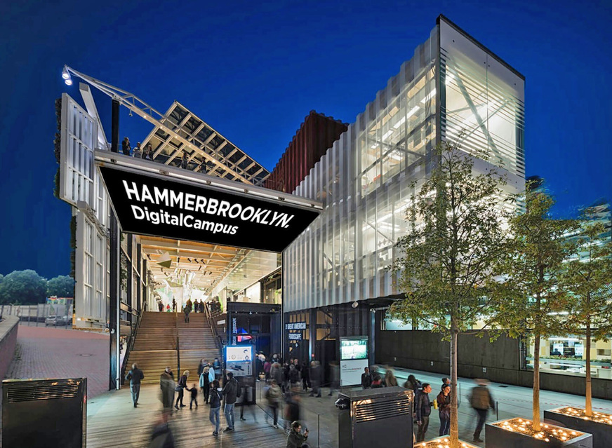 Bild 4 In Hamburg hat mit dem Hammerbrooklyn Digital Campus eines der größten Zukunftsprojekte Deutschlands den Betrieb aufgenommen. Als Ort der digitalen Transformation sieht sich Hammerbrooklyn als Plattform und Austauschinitiative für Innovationsschübe und Kulturwandel.