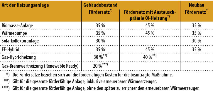 2 Förderübersicht Marktanreizprogramm 2020