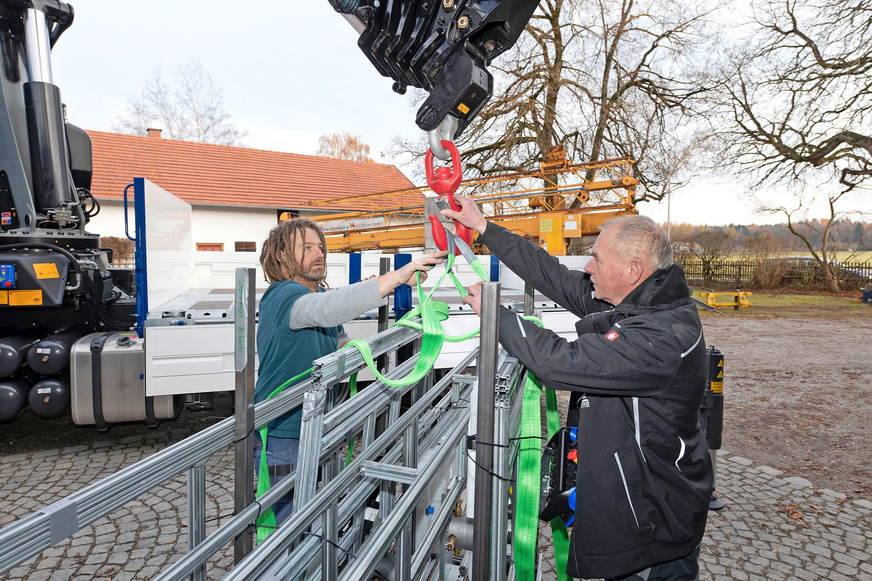 Bild 2 Vorfertigung sichert einen reibungslosen und fristgerechten Bauablauf.