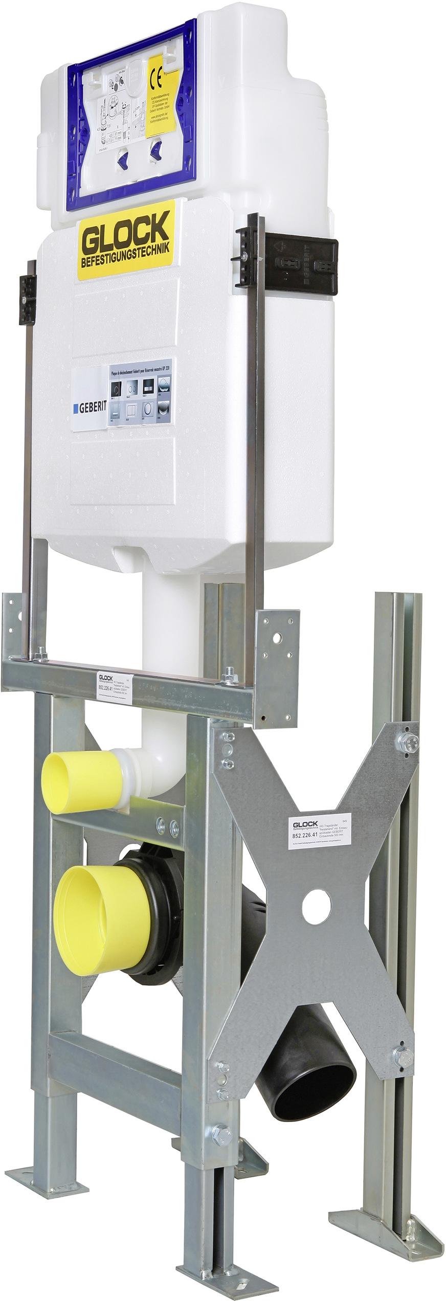 Bild 2: Freistehendes WC-Element von Glock.
