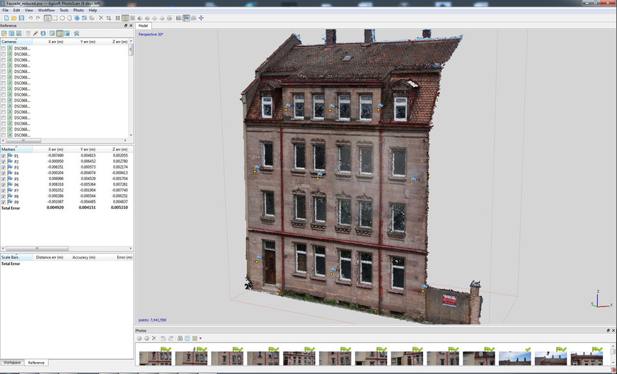 Bild 8: Ingenieur­dienstleister können mit Drohnen auch ­Fassaden oder Dach­flächen aufmessen…