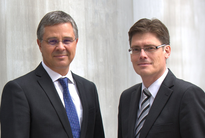 Vorstände der LTG Aktiengesellschaft (v.l.): Wolf Hartmann (Vorsitzender), Ralf Wagner.