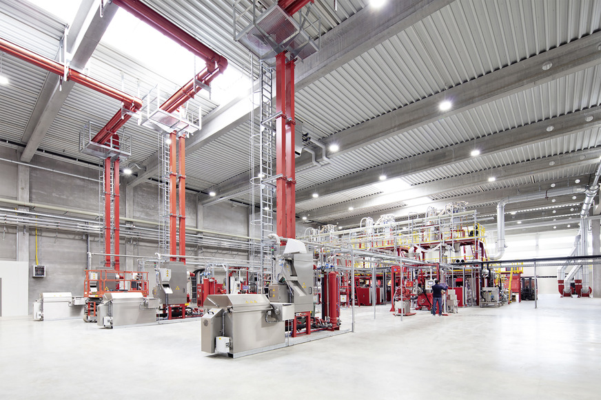 Die Aufbereitung und Wiederverwertung von Kunststoff in Herbolzheim vermeidet 100 000 t/a an CO2-Emissionen gegenüber der Verwendung neuer Rohstoffe.