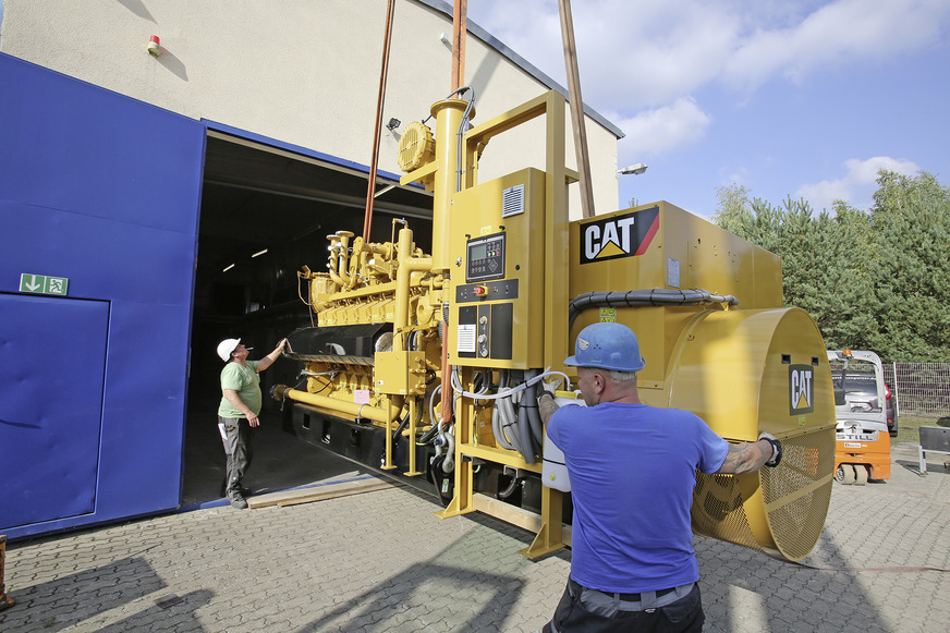 EWE modernisiert nach und nach seine Blockheizkraftwerke, zum Beispiel im Brandenburgischen Eberswalde.