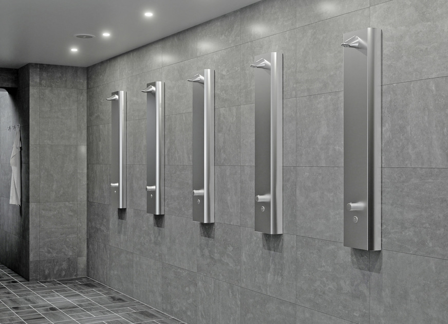 Schell: Edelstahl-Duschpaneel Linus Inox.