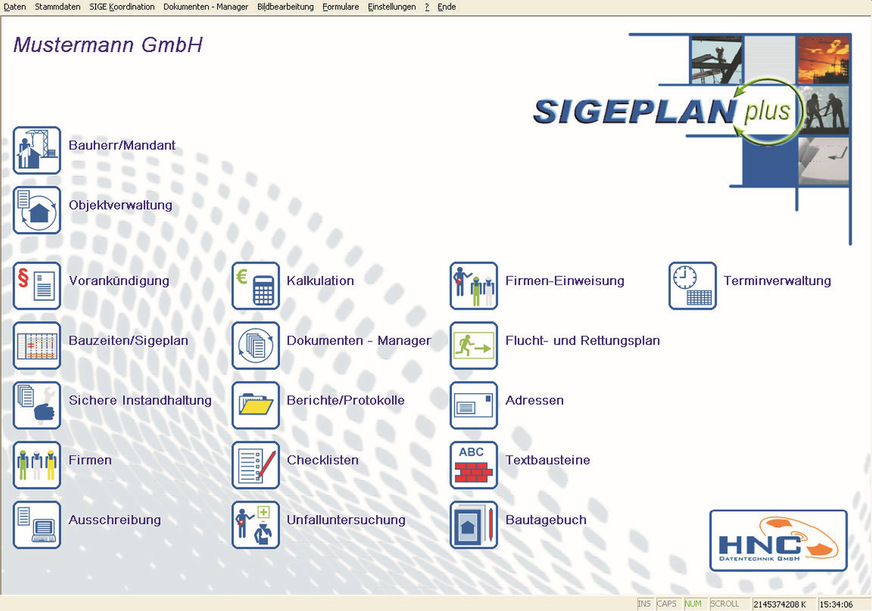 Bild 6 Umfassende SiGe-Programme unterstützen die SiGe-Koordination mit zahlreichen Funktionen und Zusatzmodulen.