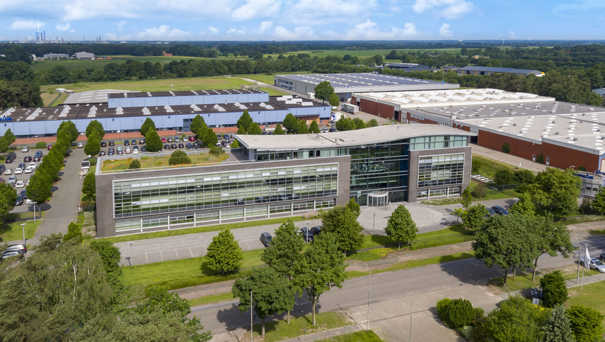 Kampmann-Hauptsitz in Lingen (Ems). Ab 2021 wird emco Klima zu Kampmann.