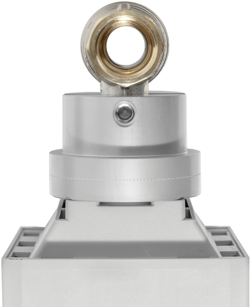 Bild 8a+b&nbsp; Das PAUL-Konzept (Permanent Analytic Use Log) basiert auf dem Einbau motor-gesteuerter Kugelventile mit Messsonden für Temperatur, Durchfluss und Differenzdruck.