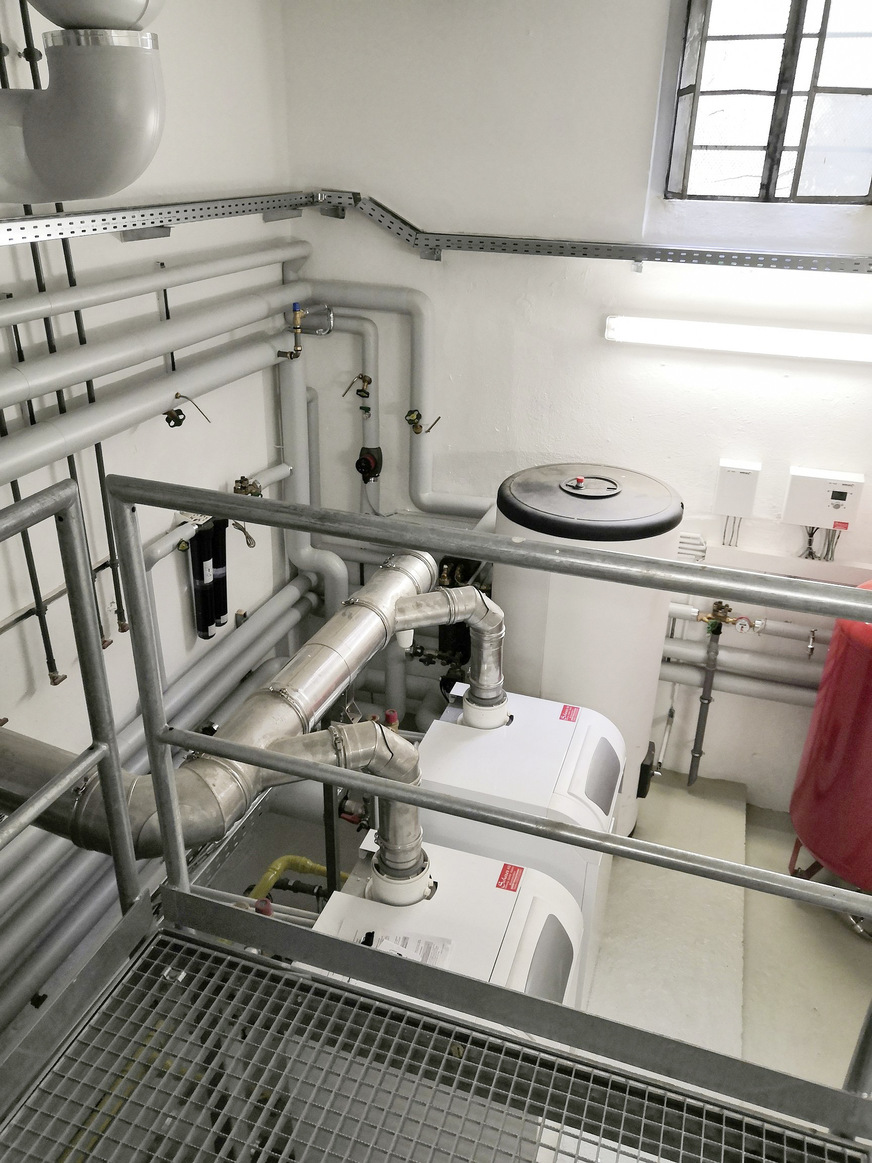Bild 2 Referenz des TGA-Ingenieurbüros B.Weber: Sanierung der Wärmeerzeugung …