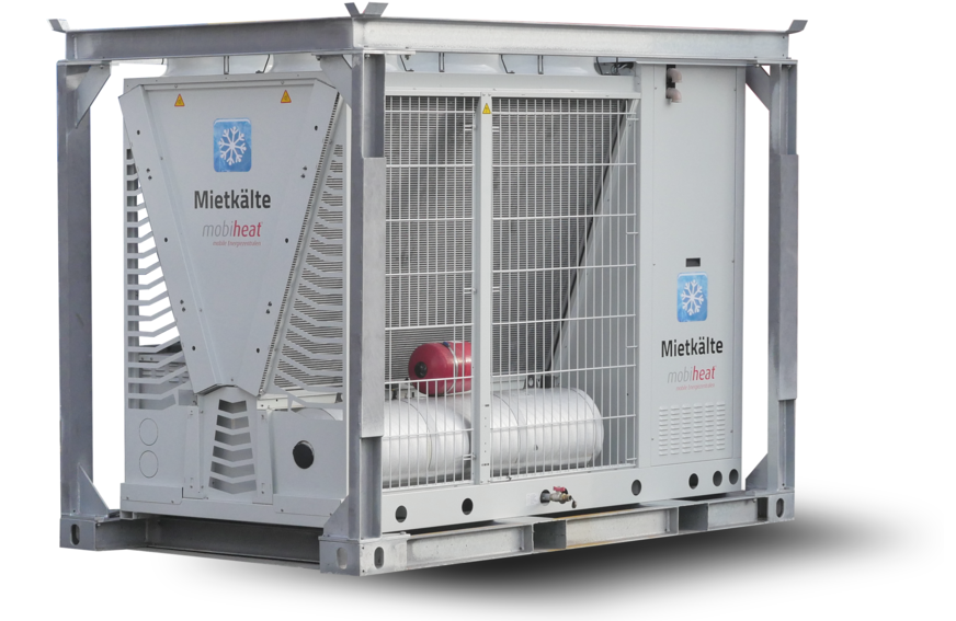 Die mobile Kältezentrale mobicool MC80 hilft, wenn kurzfristig Kühlung benötigt wird.