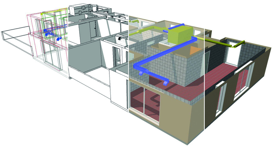 DDS-CAD bietet verschiedene 2D- und 3D-Darstellungsmöglichkeiten. 