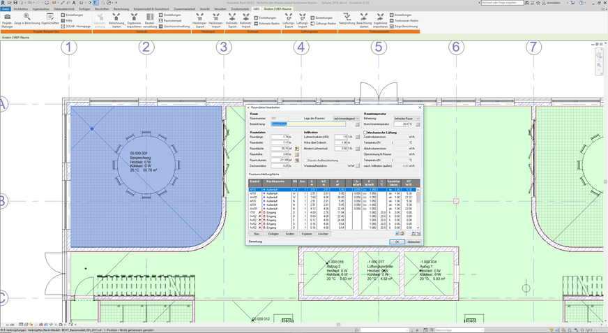 Bild 4 Mit der Berücksichtigung von Lüftungswärmeverlusten wird die Heizlastberechnung präziser, aber auch komplexer.