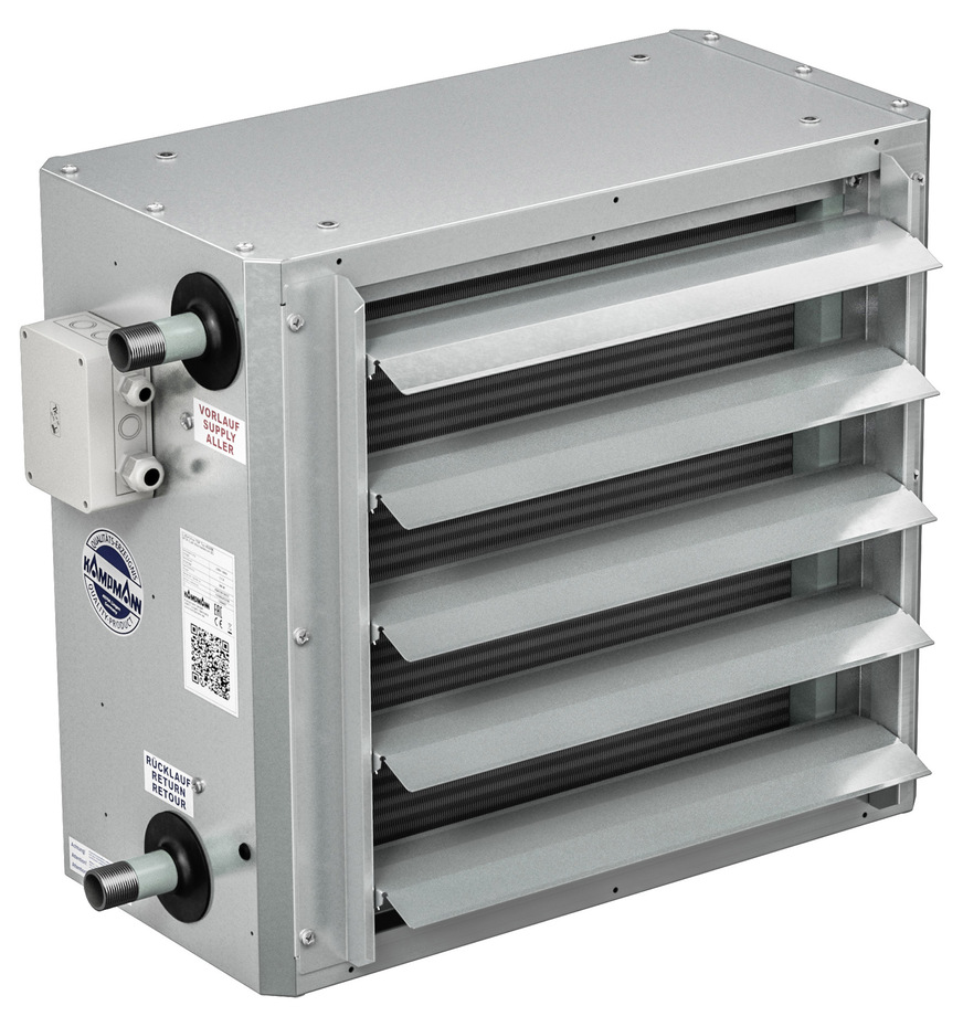Bild 3 Die Lufterhitzer der Serie TOP zeichnen sich neben ihrer Energieeffizienz durch ein großes Leistungsspektrum und ein umfassende Zubehörprogramm aus, was eine individuelle Anpassung an die objektspezifischen Erfordernisse erlaubt.&nbsp;&nbsp;