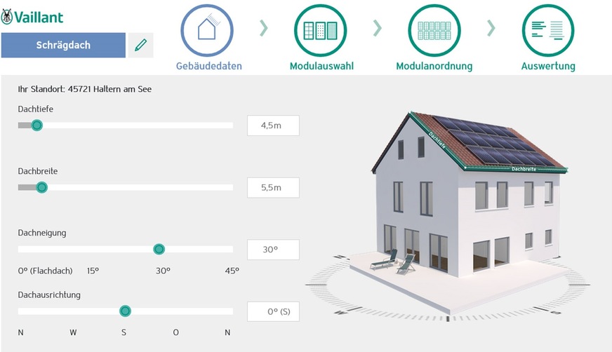 Bild 5 Geht es um die schnelle Antwort auf Kundenfragen – beispielsweise für den Einsatz einer PV-Anlage oder einer kontrollierten Wohnungslüftung bieten Schnellauslegungen die beste Möglichkeit. Sie geben Antwort auf die wichtigsten Kundenfragen durch die Eingabe weniger Daten – direkt im ersten Kundengespräch.