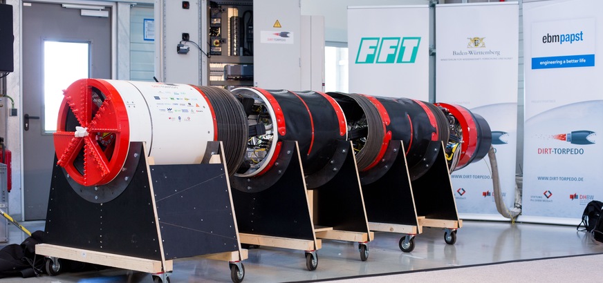 Die knapp 4 m lange Tunnelbohrmaschine wird im Rahmen des Wettbewerbs „Not-a-Boring Competition“ gegen Erfindungen 11 anderer internationaler Teams antreten.