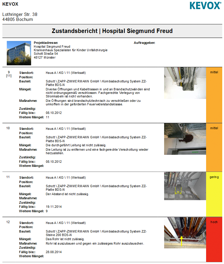 Bild 3 Von Begehungsprotokollen …