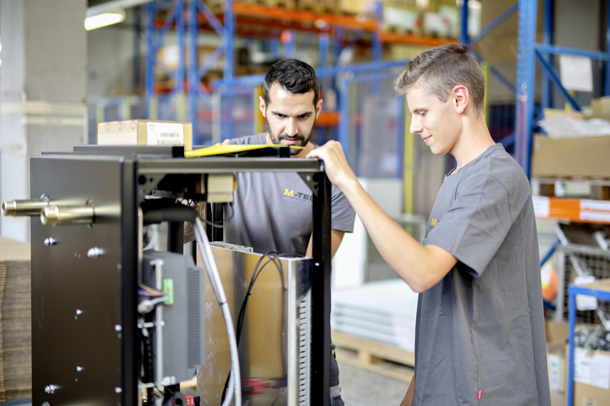 Bild 3 M-TEC fertigt seine Wärmepumpen u. a. am eigenen Produktionsstandort in Pinsdorf und bietet eine Garantieverlängerung auf bis zu zehn Jahre an.