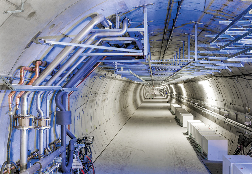 Bild 1 Mefa ist im Kocherwerk mit dem Projekt European XFEL vertreten. Diese Anlage ist in einer Tunnelanlage installiert. Sie erzeugt Laserlichtblitze im Röntgenbereich zur Analyse von Molekülstrukturen und zur Untersuchung von Nanotechnologien.
