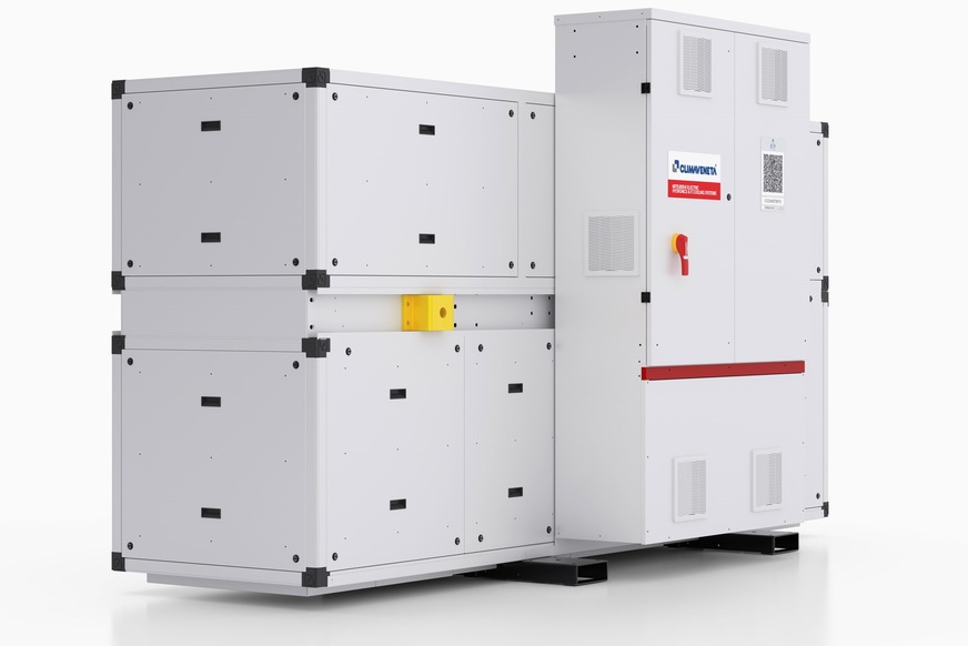 Mitsubishi Electric: i-FX2-W-Kaltwassersatz mit Geräteverkleidung.