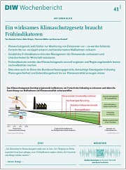 Studie: Ein wirksames Klimaschutzgesetz braucht Frühindikatoren.