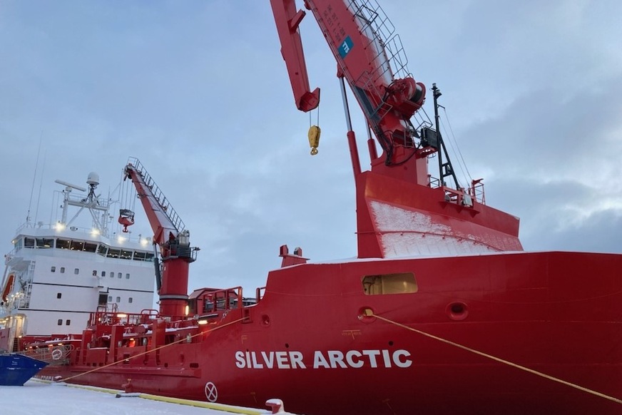 Die Silver Arctic transportiert auf ihrer Jungfernfahrt GC-Fracht zur Troll-Forschungsstation in der Antarktis.