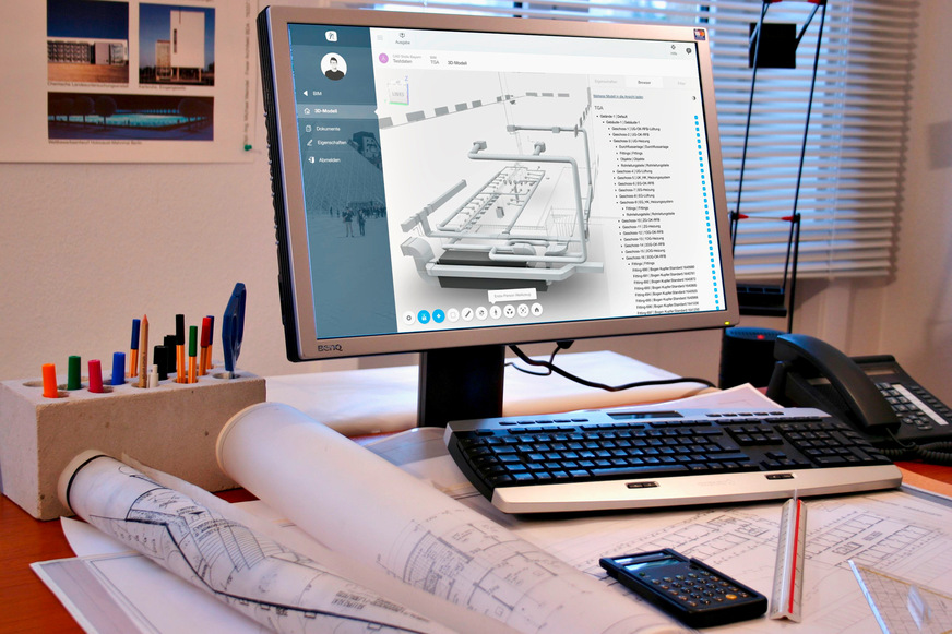 Bild 1 Mit modernen AVA-Programmen lassen sich Massen, Mengen und Kosten aus dem BIM-Modell präziser ermitteln, Bauzeiten und Baustellen einfacher managen.