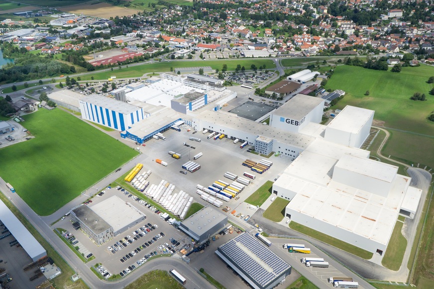 Am Geberit-Standort Pfullendorf arbeiten rund 1450 Mitarbeiter in Vertrieb, Produktion und Logistik.
