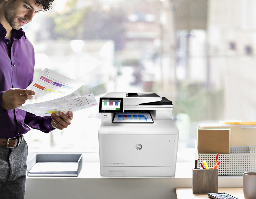 Bild 8 Zu weiteren sinnvollen Homeoffice-Ausstattung gehören Multifunktionsdrucker, die scannen, kopieren und drucken können.