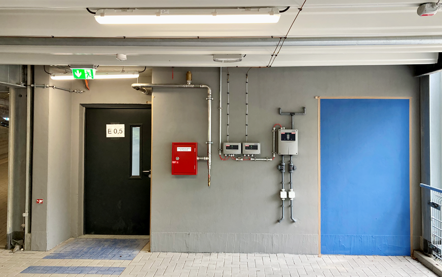 Bild 2 Viel Technik auf wenig Raum: Das Parkhaus verfügt über zwei Technikräume.