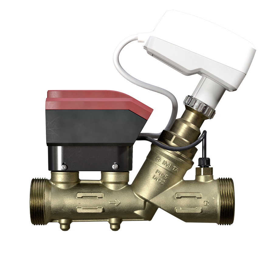 Bild 5 Das 2-Wege-Regelventil TA-Smart von IMI Hydronic Engineering zeichnet sich durch seine Funktionsvielfalt und eine hohe Regelgenauigkeit aus.