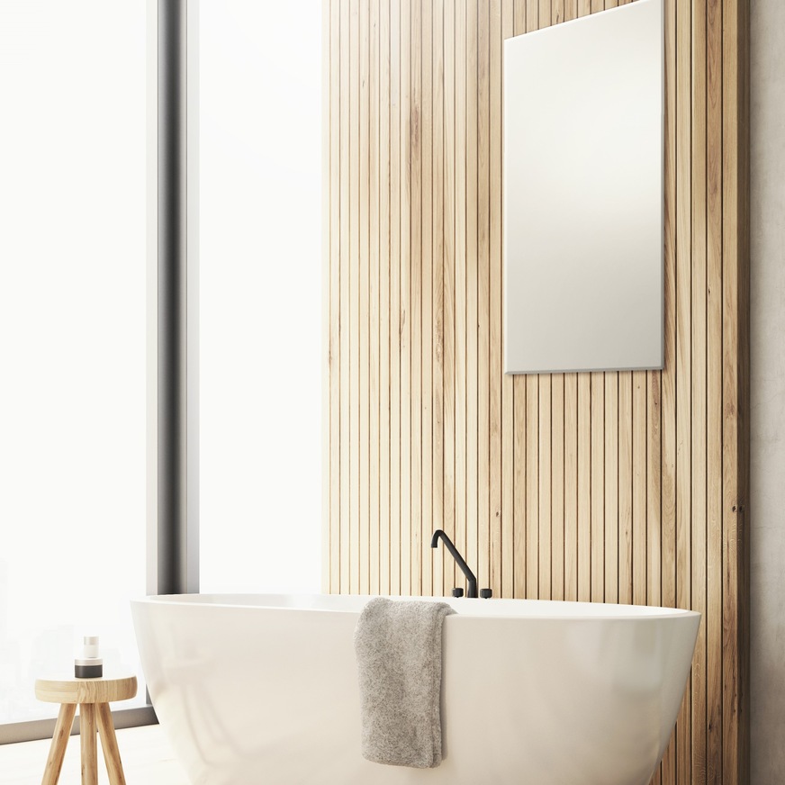 Bild 2 Außer Infrarot-Heizelementen zur Deckenmontage bietet Vitramo verschiedene Varianten von Infrarot-Heizelementen zur Wandmontage an – schlicht weiß, farbig gestaltet und auch mit individuellen Fotomotiven.