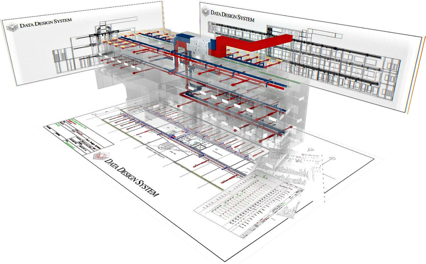 Bild 5 Zu den zahlreichen Vorteilen von BIM gehören die automatische Ableitung von Plänen, Visualisierungen, Mengen, Kosten oder Leistungsverzeichnissen.