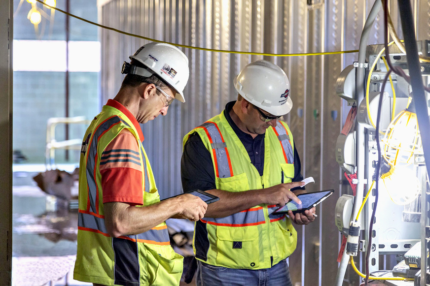 Bild 3 Eine durchgängige Digitalisierung im Bausektor ist ein wichtiger Baustein der Baustelle 4.0.