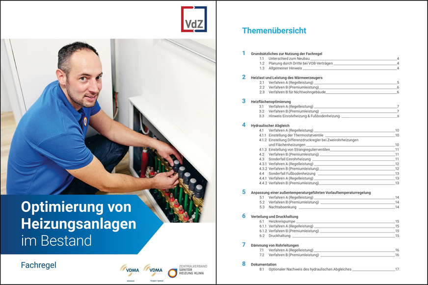 Fachregel Optimierung von Heizungsanlagen im Bestand