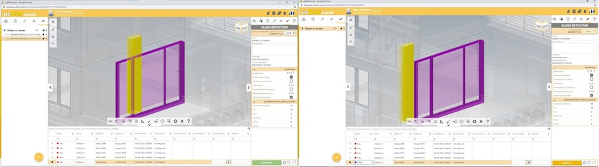 Bild 7 Konflikt erkannt – und gleich beseitigt: BIM-Modell-Checker beschleunigen Prüfabläufe und die BIM-Planung.