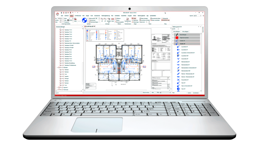 Bild 2 CAD-Lösungen für Elektroplaner und Installateure machen Arbeitsabläufe in der Planung, Ausführung und Dokumentation effizienter.