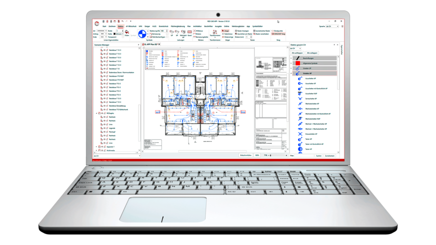 Bild 2 CAD-Lösungen für Elektroplaner und Installateure machen Arbeitsabläufe in der Planung, Ausführung und Dokumentation effizienter.
