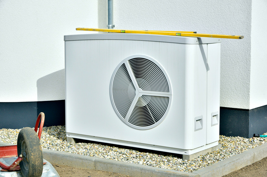 Bild 7 Die Wärmeerzeugung für Wohngebäude sollte schnellstmöglich auf dezentrale Wärmepumpen umgestellt werden. Die technischen Voraussetzungen sind in der Regel bei Gebäude ab Wärmeschutzverordnung 1984 gegeben.