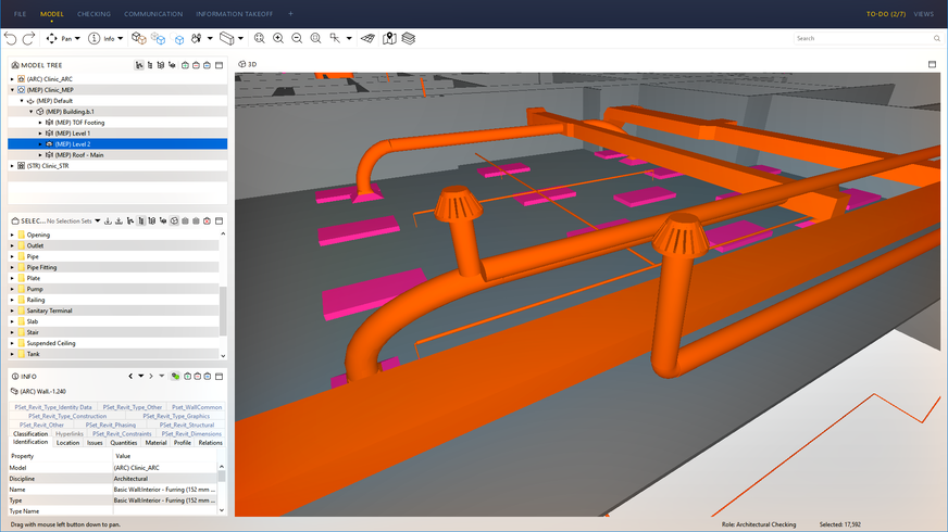 Bild 11 Kostenpflichtige BIM-Modellchecker fokussieren sich auf die Kollisionskontrolle von BIM-Fachmodellen und ermöglichen regelbasierte Projektkontrollen.