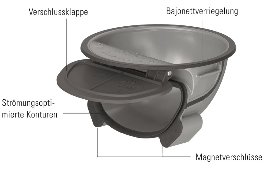 Dallmer: Mechanischer Geruchsverschluss.