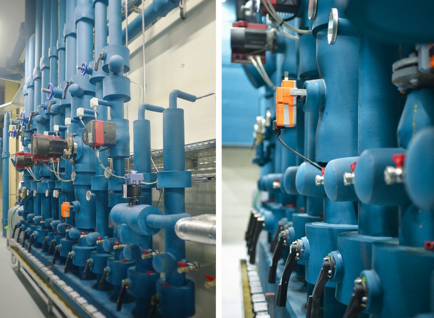 Bild 4 / 5 State-of-the-art Dämmung der Gebäudetechnik: ArmaFlex Ultima setzt im Brandfall 10-mal weniger Rauch als herkömmliche Elastomerdämmstoffe frei und trägt so zu einer höheren Sicherheit im Gebäude bei.