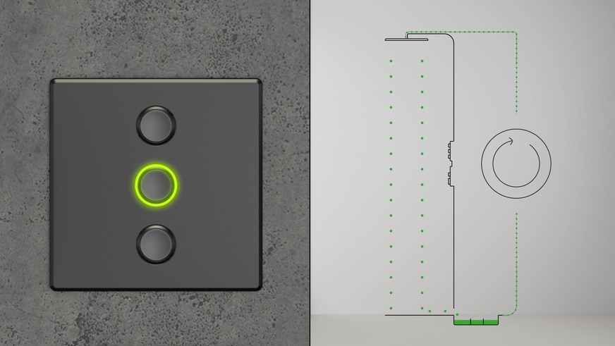 Grohe: Recycling-Dusche im Zirkular-Modus.