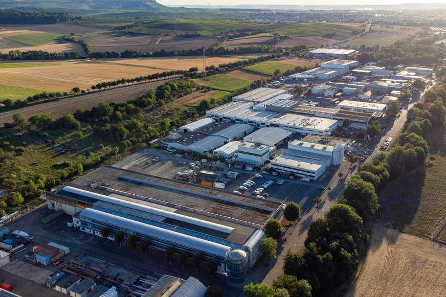 Blick auf den Wärmepumpen-Produktionsstandort von Daikin in Güglingen.