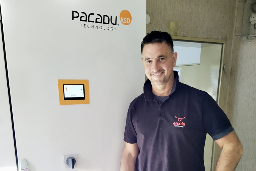 Bild 2 Thomas Eisele hatte schon 2015 ein System aufgesetzt und installiert, das einen Pacadu-gesteuerten Stromspeicher umfasste. Aufgrund der Zufriedenheit mit dem bisherigen Stromspeicher kam bei der nächsten Ausbaustufe wieder ein Pacadu-gesteuerter Stromspeicher zum Einsatz.
