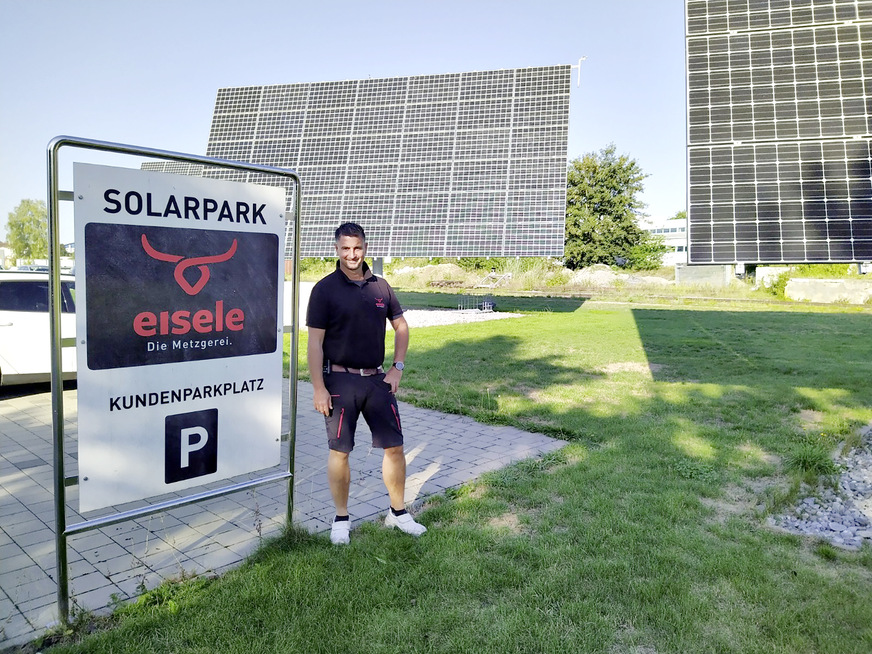 Bild 1 Das Energiesystem der Metzgerei Eisele besteht aktuell aus drei Photovoltaik-Anlagen mit insgesamt 115 kWp, einem BHKW, einem Elektroauto, Ladesäulen und zwei Speichern mit Pacadu-Technologie.