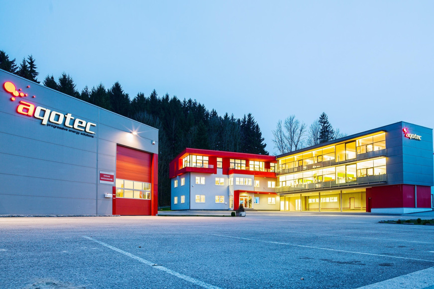 aqotec-Stammsitz in Weißenkirchen im Attergau, Österreich.