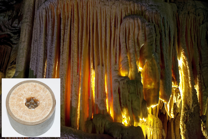 Bild 1 Tropfsteine, hier Stalaktiten und Stalagnaten in den Höhlen von Postojna, Slowenien, können beindruckende Gebilde schaffen. In der Trinkwasser-Installation ist die Abscheidung von Calciumcarbonat (Steinbildung) hingegen unerwünscht und zu vermeiden.