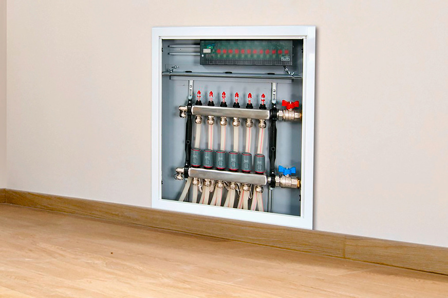 Roth: Heizkreisverteiler aus Edelstahl.